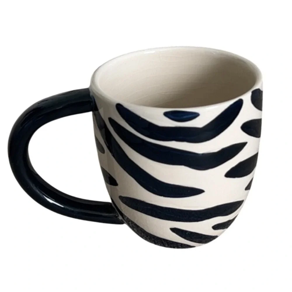 Pier 1 Imports Zebra Mug with hidden zebra in mug